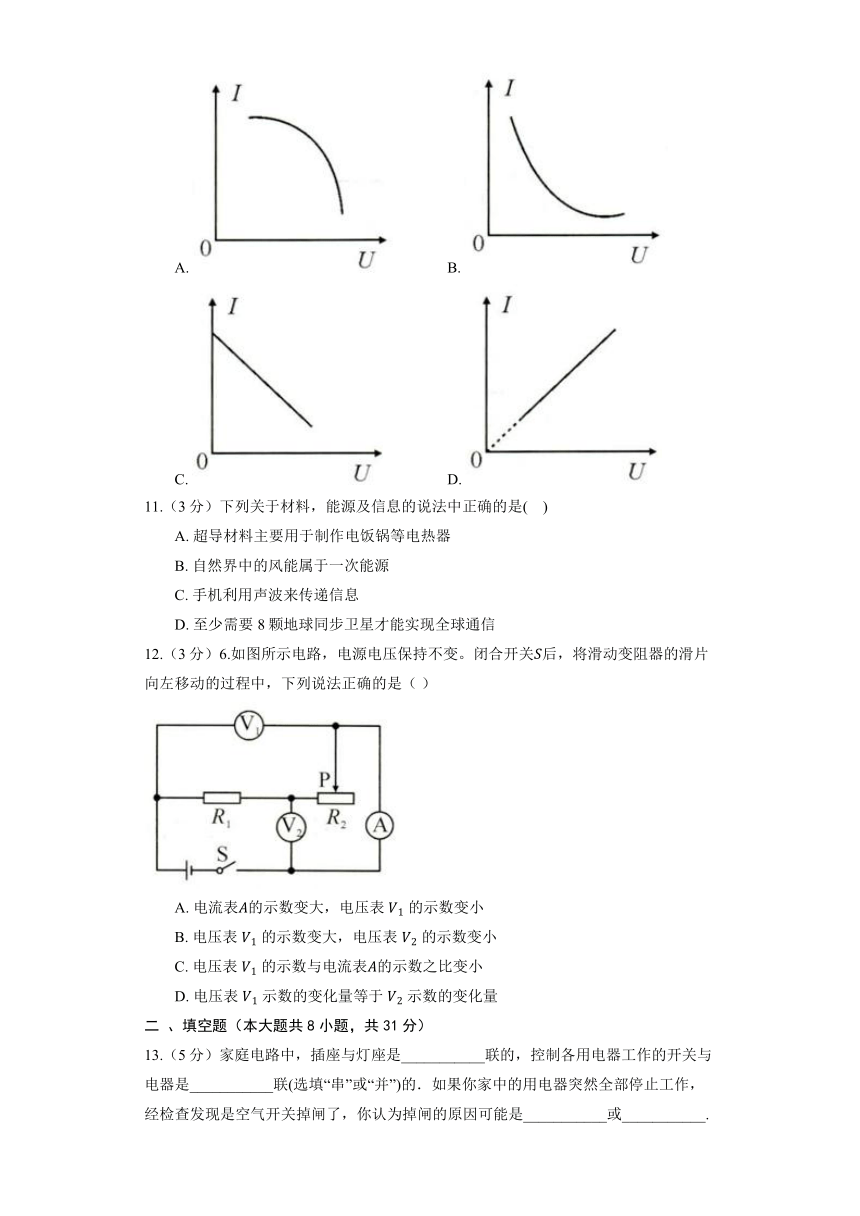 初中物理沪粤版九年级下册《16.2 奥斯特的发现》同步练习（含答案）
