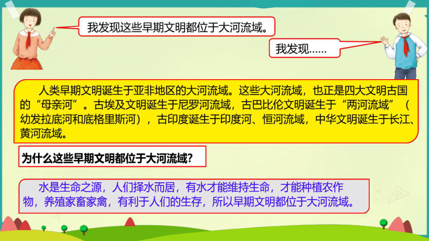 六年级下册3.6 探访古代文明 第一课时课件(共20张PPT)