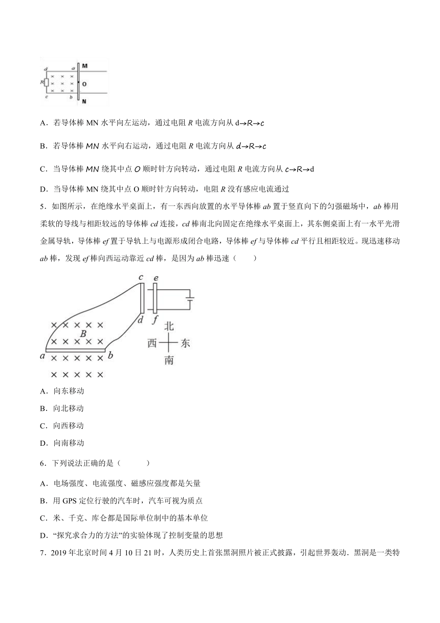 第五章初识电磁场与电磁波 单元训练（Word版含答案）