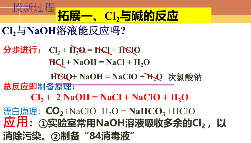 化学鲁科版（2019）必修第一册1.2.3氯气与碱的反应  课件  （19张ppt）