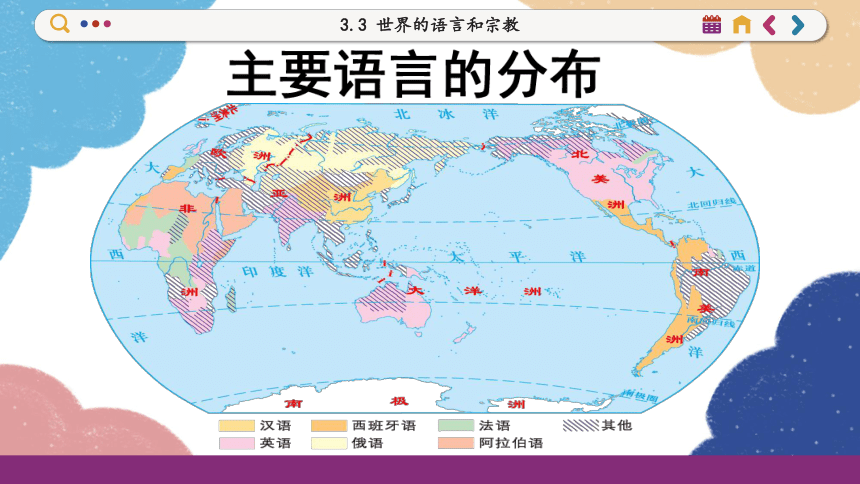 湘教版地理七年级上册 3.3 世界的语言和宗教课件(共41张PPT)