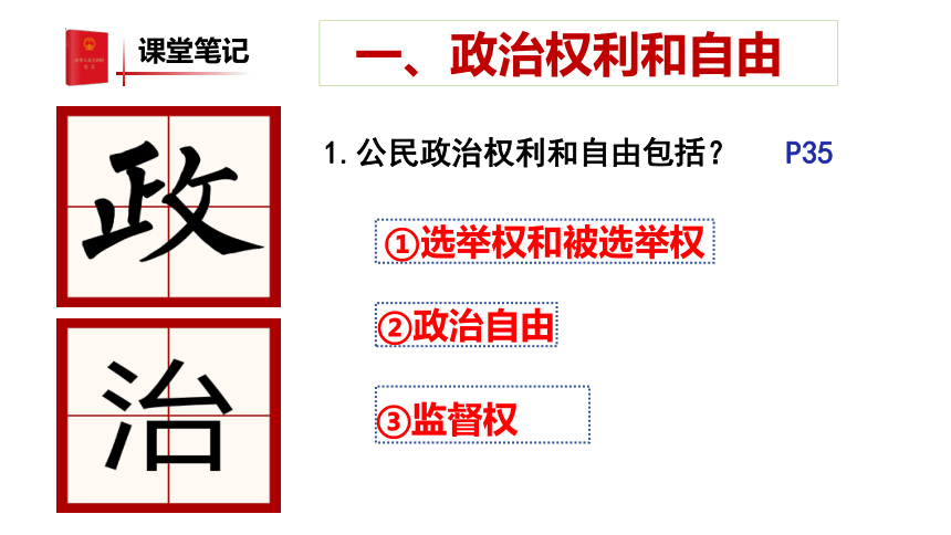 3.1 公民基本权利 课件（26张PPT）