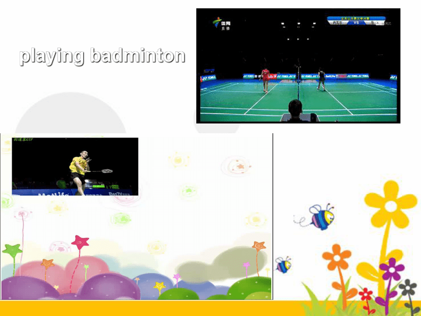 Unit6 We are watching the games.(Lesson33) 课件（共21张PPT）