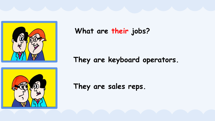 新概念小学英语第一册 Lesson 18 What are their jobs？ 课件(共22张PPT)