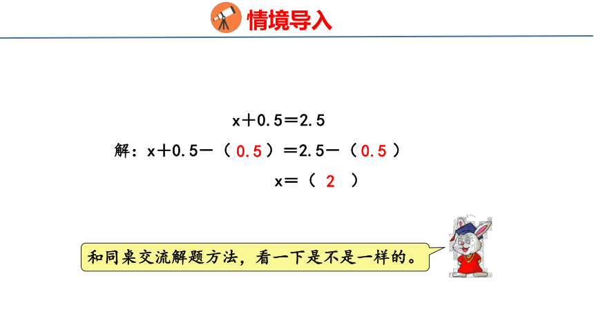 8.3 解简单方程（课件）冀教版五年级上册数学(共24张PPT)