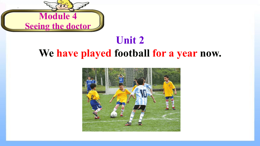 Module 4  Unit 2 We have played football for a year now课件(共28张PPT) 2023-2024学年外研版英语八年级下册