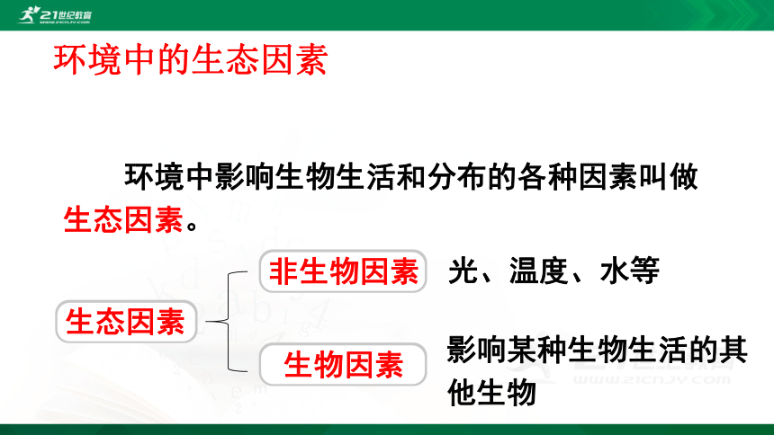 1.2.1生物与环境的关系第1课时（课件）（共25张PPT）