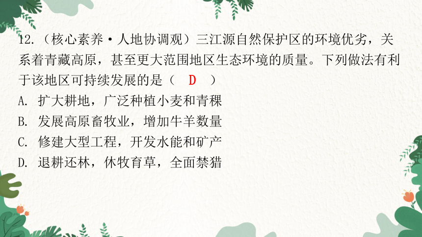 2023年中考地理一轮复习专题十七  青藏地区  中国在世界中课件(共14张PPT)