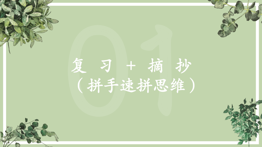 期末知识点复习（课件）人教版 美术六年级下册