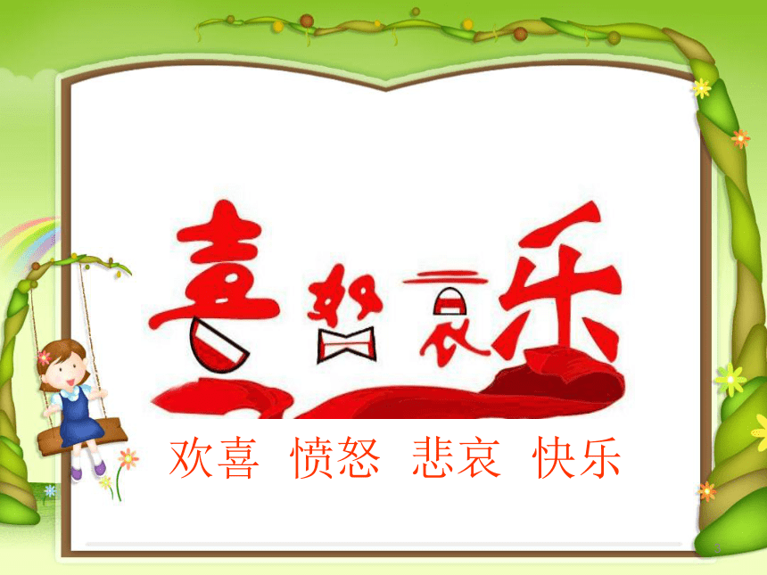 人教版小学五年级美术下册《喜怒哀乐》精品课件（18ppt）