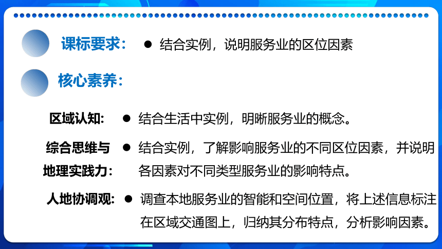 高中地理中图版（2019）必修2课件：3-3 服务业区位因素 (32张PPT)