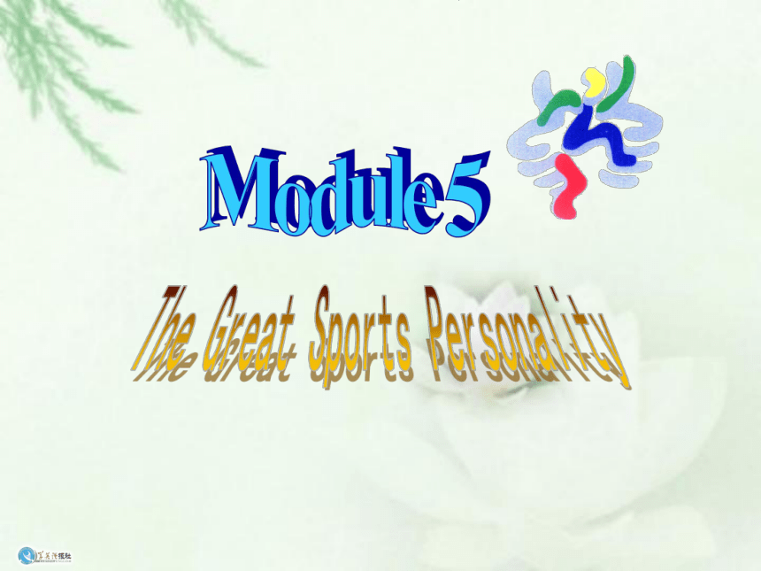 外研版必修五  Module 5 The Great Sports Personality Reading 课件（共14张ppt）