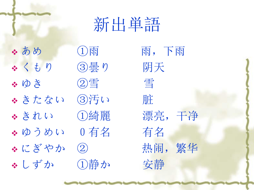 高中日语标日初级上册课件第十课京都の紅葉は有名です 课件(共34张PPT)