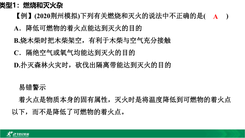 【备考2021】中考化学一轮考点复习第7单元 燃料及其利用 课堂讲练（课件32页）