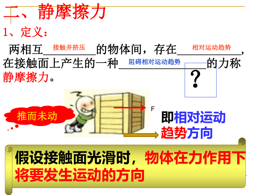 3.2摩擦力课件-2021-2022学年高一上学期物理人教版（2019）必修第一册14张PPT