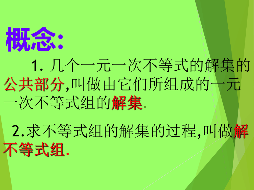 华东师大版七年级下册数学 8.3 一元一次不等式组 课件(共17张PPT) (1)