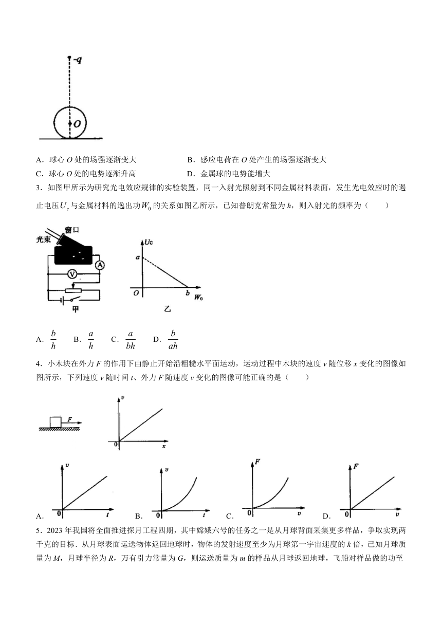 2023届山东省高三下学期4月新高考联合模拟考试物理试题（含答案）