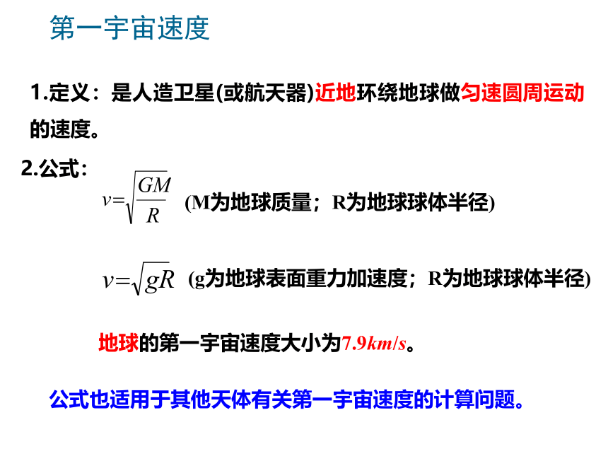 7.4 宇宙航行 课件（17张PPT）高一下学期物理人教版（2019）必修第二册