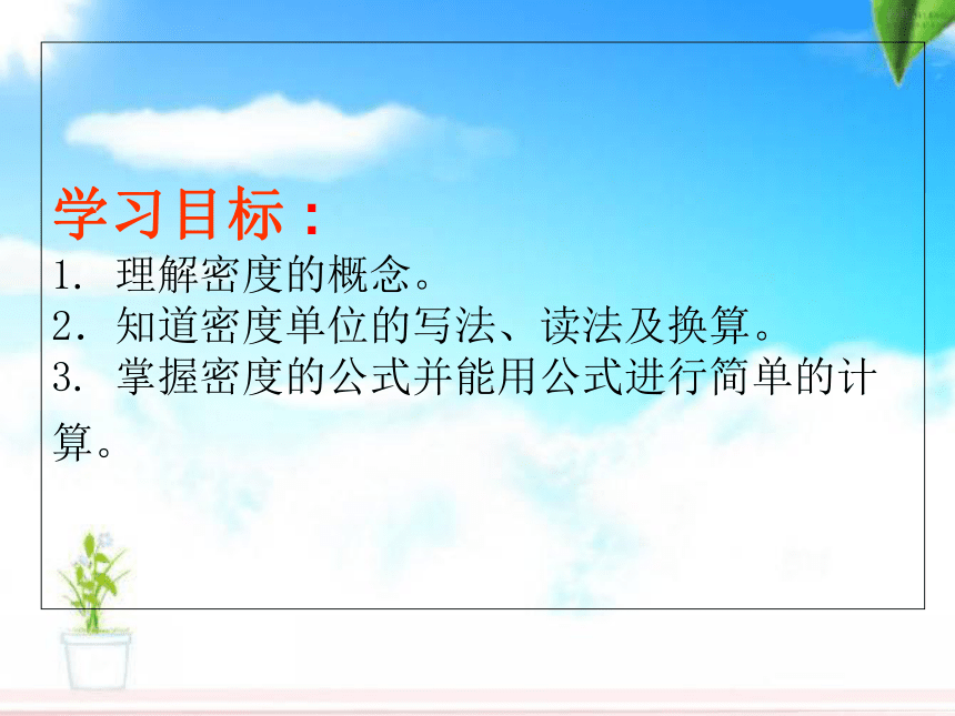 5.2 探究物质的密度 课件（19张PPT）