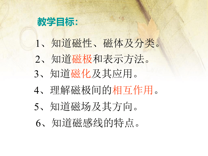 7.1 磁现象 课件 2022-2023学年教科版九年级物理上册(共29张PPT)