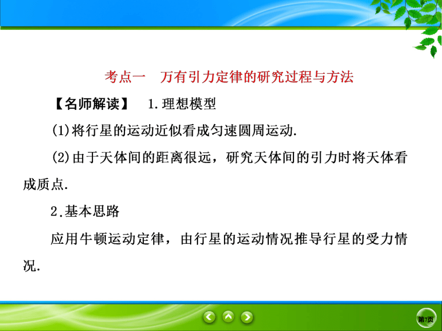 2020-2021学年高一下学期物理人教版（2019）必修第二册课件：7.2 万有引力定律(共36张PPT)