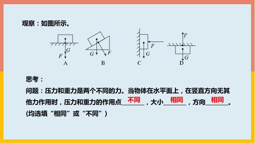 北师大版物理八年级下册8_1压强  学案课件(共27张PPT)