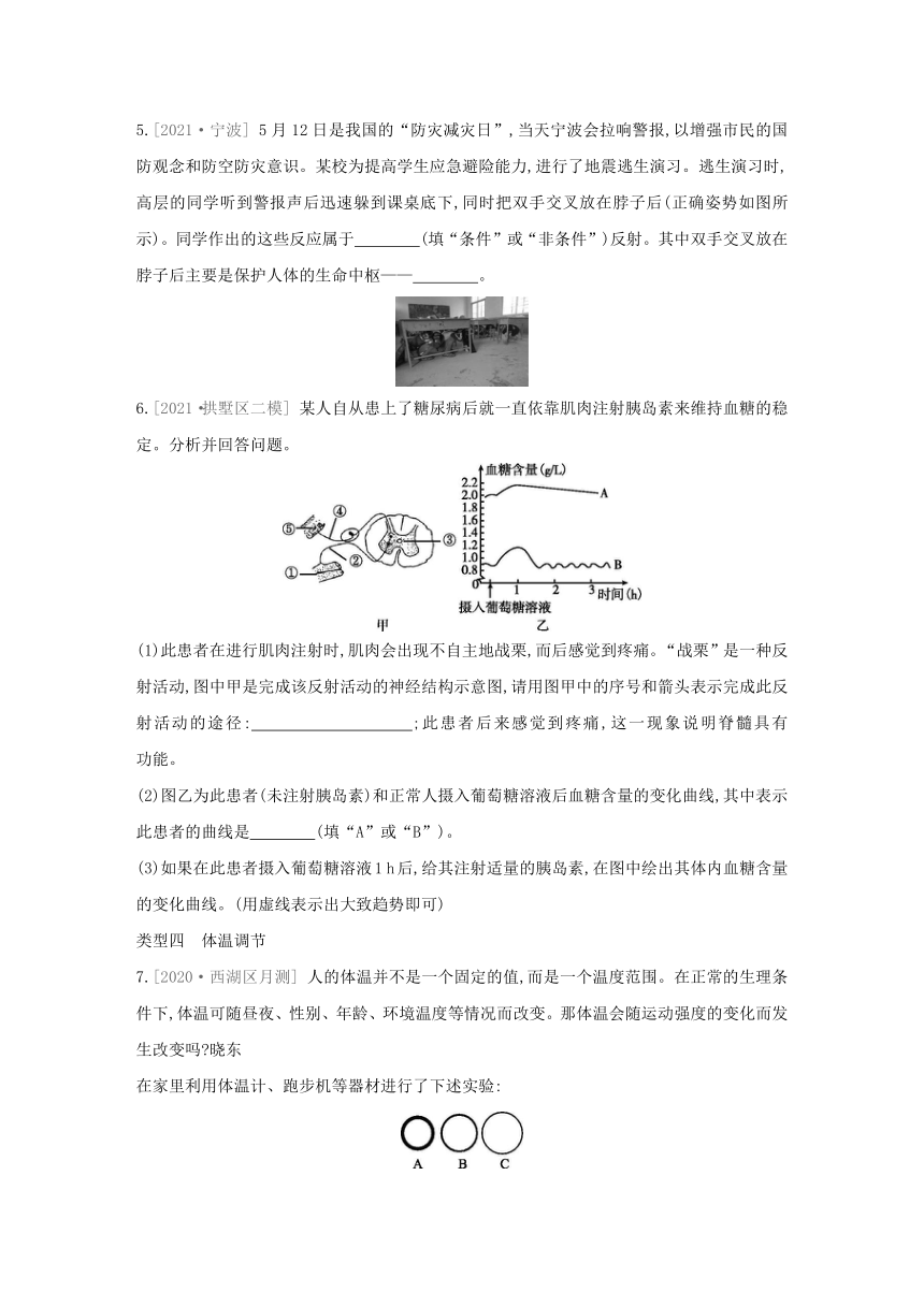 浙教版科学八年级上册同步提优训练：专题 生命活动调节的相关实验（含解析）