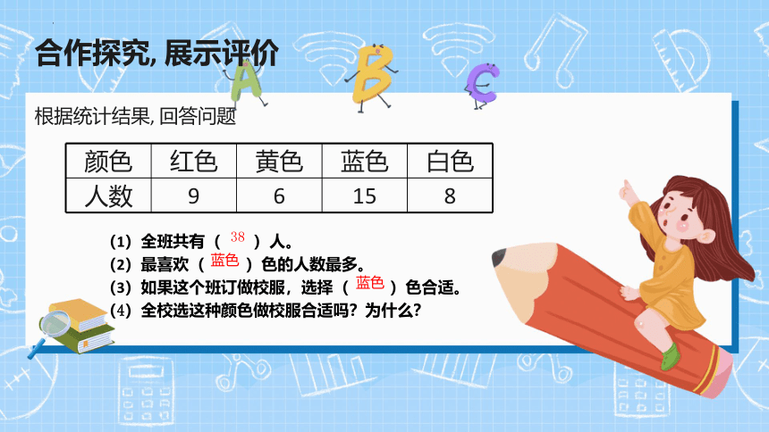 二年级下学期数学1数据收集整理课件(共21张PPT)