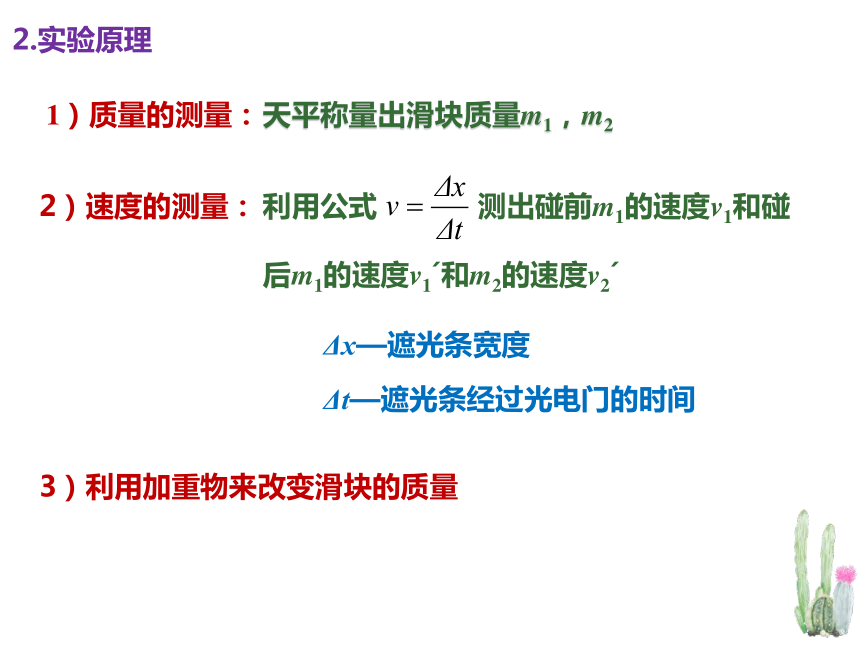 人教版（2019）高二物理选择性必修第一册第一章 第4节实验： 验证动量守恒定律 （共14张PPT）