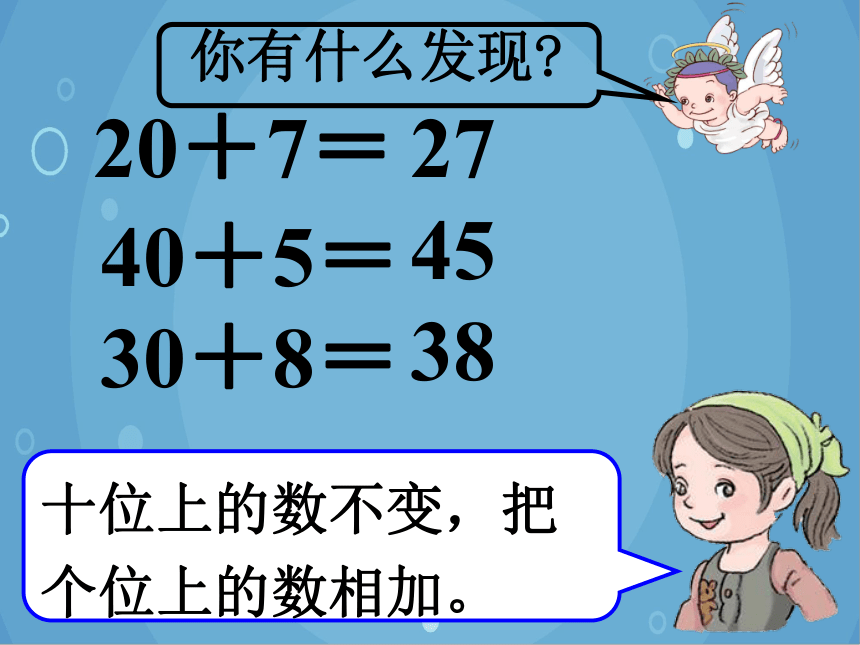 人教版小学数学一年级下册 两位数加一位数、整十数课件(共35张PPT)