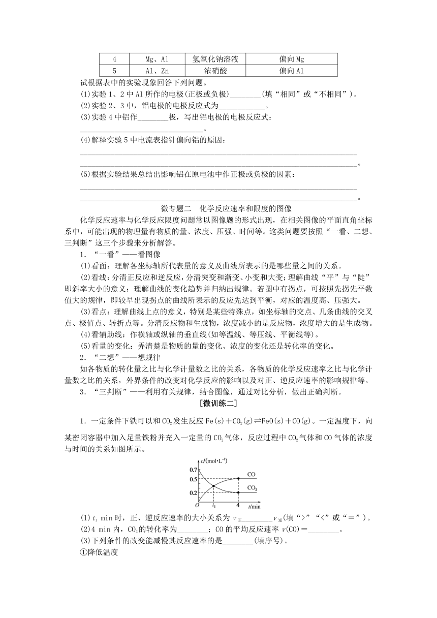 新教材2023版高中化学微专题大素养2第2章化学键化学反应规律学案(含答案)鲁科版必修第二册