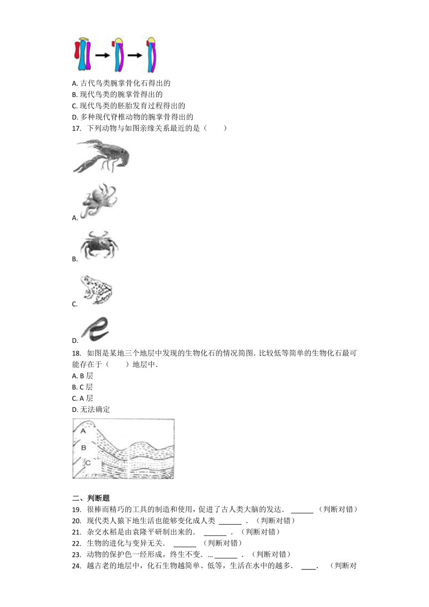 生物北师大版八年级下册 第二十一章 生命的发生和发展 章节习题（word版含解析）