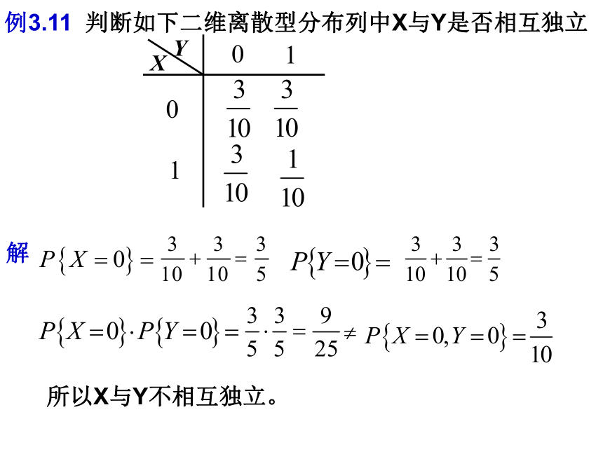 §3.4 随机变量的独立性 课件(共18张PPT)- 《概率论与数理统计》同步教学（重庆大学版）