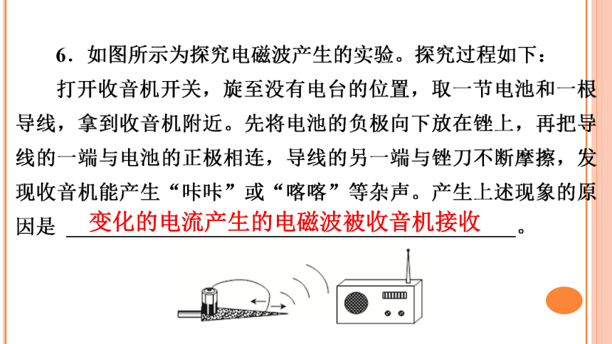 19.1　最快的“信使”   习题课件  2021--2022学年沪粤版九年级物理(共24张PPT)