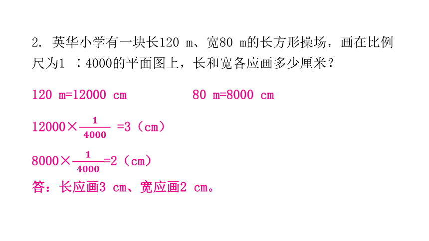 2022年小升初数学总复习（通用版） 第9课时  比例尺课件（30张PPT)