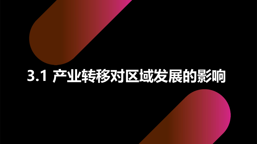 3.1产业转移对区域发展的影响课件（共40张ppt)