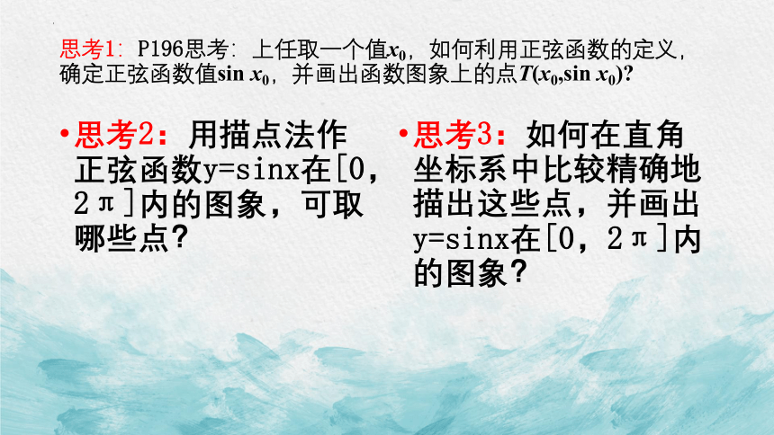 5.4.1正弦函数、余弦函数的图象 课件-2022-2023学年高一上学期数学人教A版（2019）必修第一册(共19张PPT)