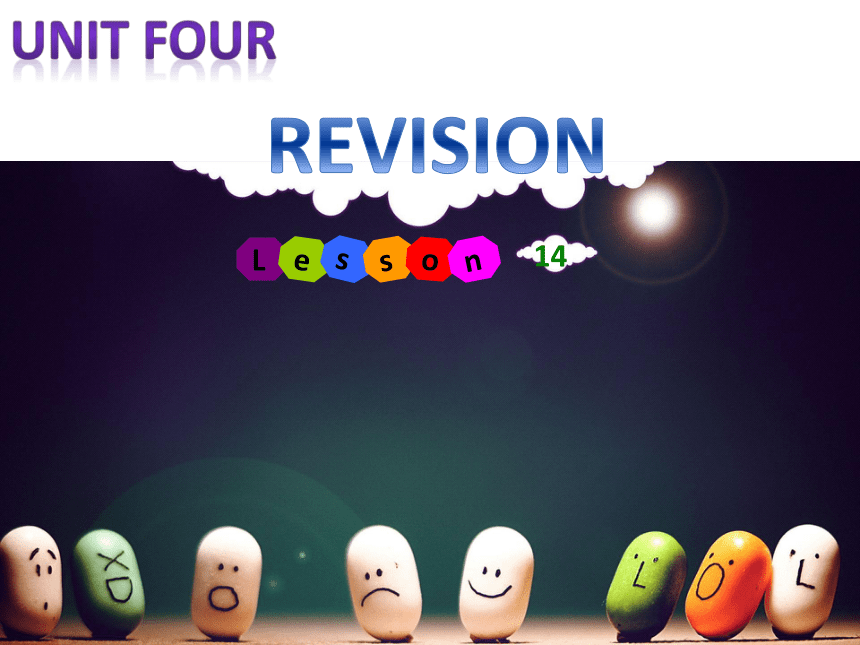 北京版小学英语四年级上册 Unit4 Revision Lesson14 课件(共13张PPT)