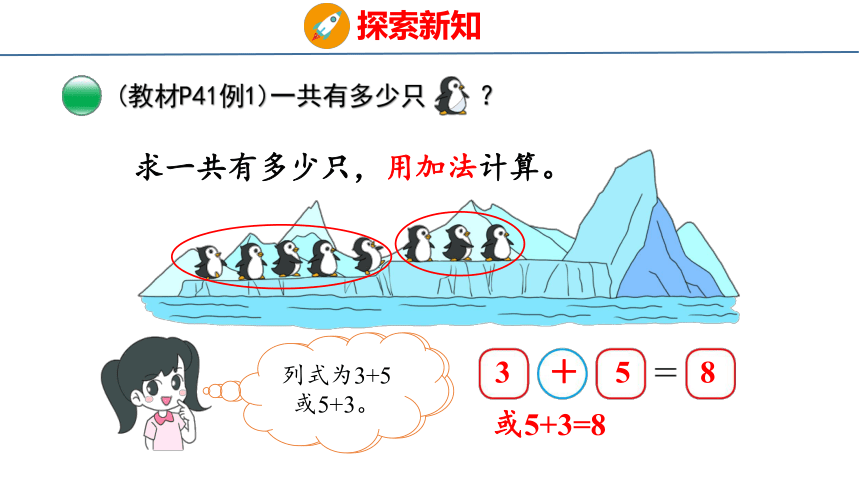 北师大版小学数学一年级上册3.10 可爱的企鹅课件（23张PPT)