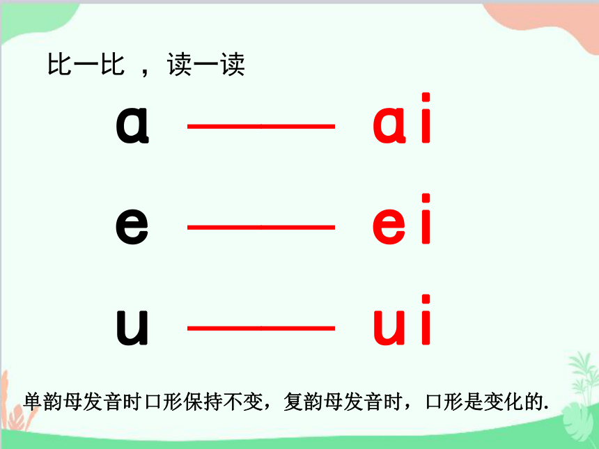 汉语拼音9 ai ei ui 课件(共46张PPT)