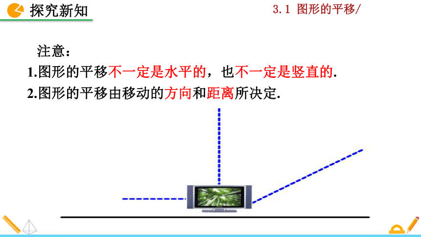 北师大版八年级数学下册3.1 图形的平移课件（第1课时 32张）