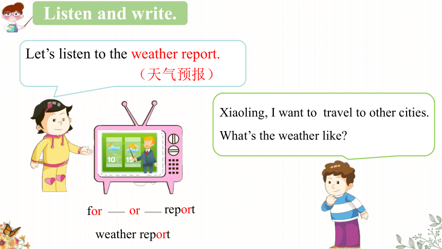 Module 6  Unit 11 What's the weather like today?  Period 2课件(共31张PPT)