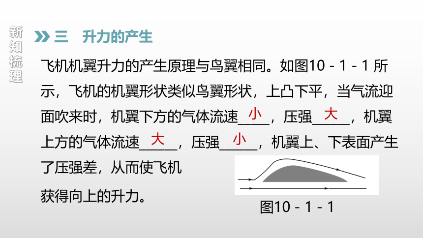 2020-2021学年教科版八年级物理下册同步导学课件17张：10.1.在流体中运动