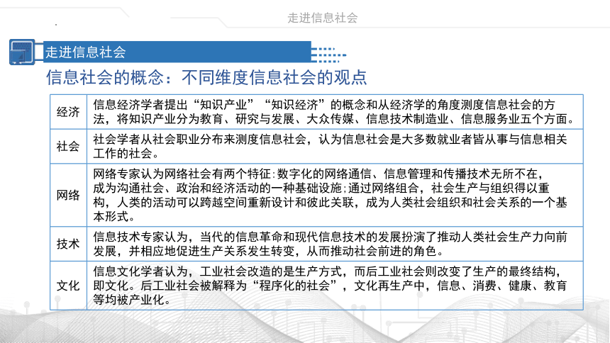 粤教版（2019） 信息技术 必修2 第1章 1.1 信息社会及其特征 课件（共18张PPT）