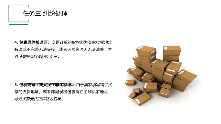 项目八 任务三 纠纷处理 课件(共15张PPT)- 《跨境电子商务实务》同步教学（机工版·2021）