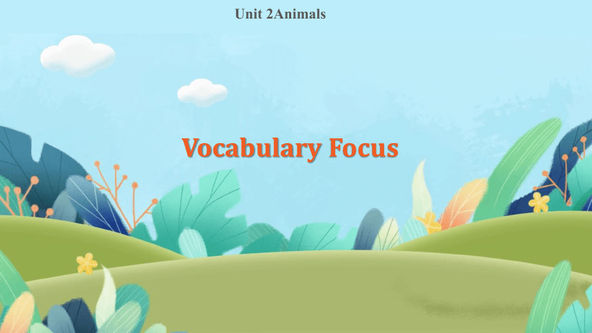 上外版（2020）必修 第二册 Unit 2 Animals  Reading A Vocabulary课件（16张PPT）
