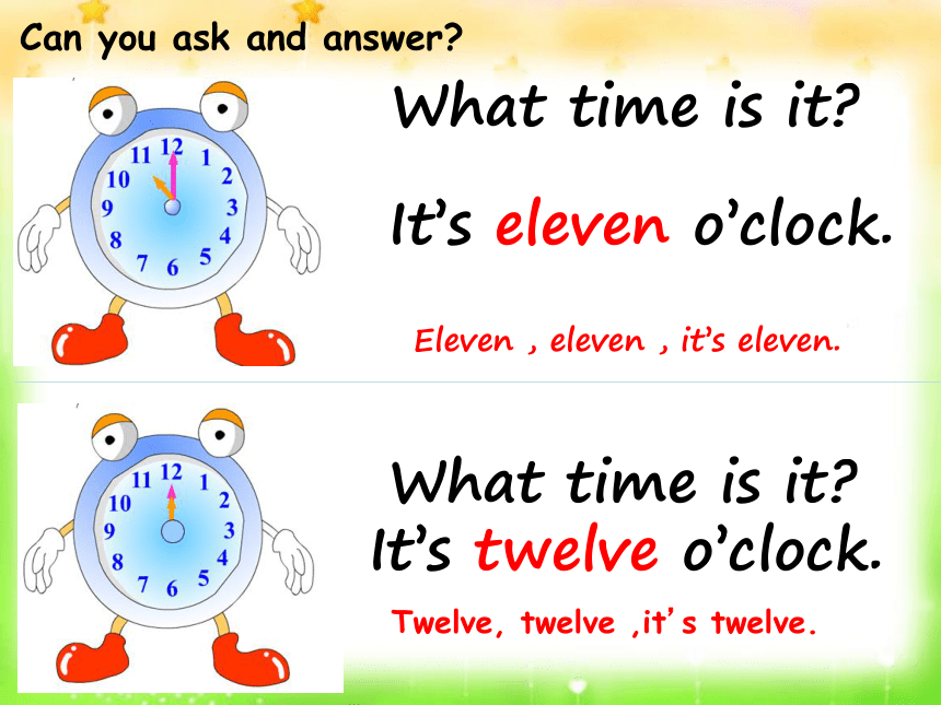 Unit 6 What time is it（Story time） 课件 (共29张PPT)