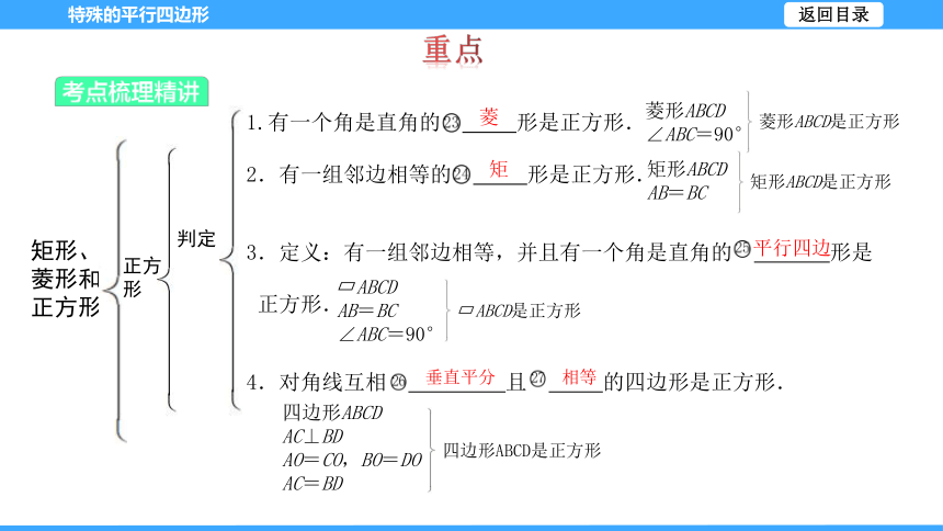 【大单元教学】鲁教版2023年八年级大单元 第六章 特殊的平行四边形 课件（32张PPT）