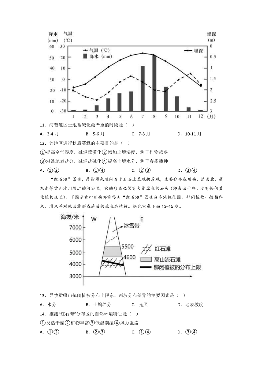 山东省2022-2023学年高二下学期开学摸底考试地理（A）卷（PDF版含答案）