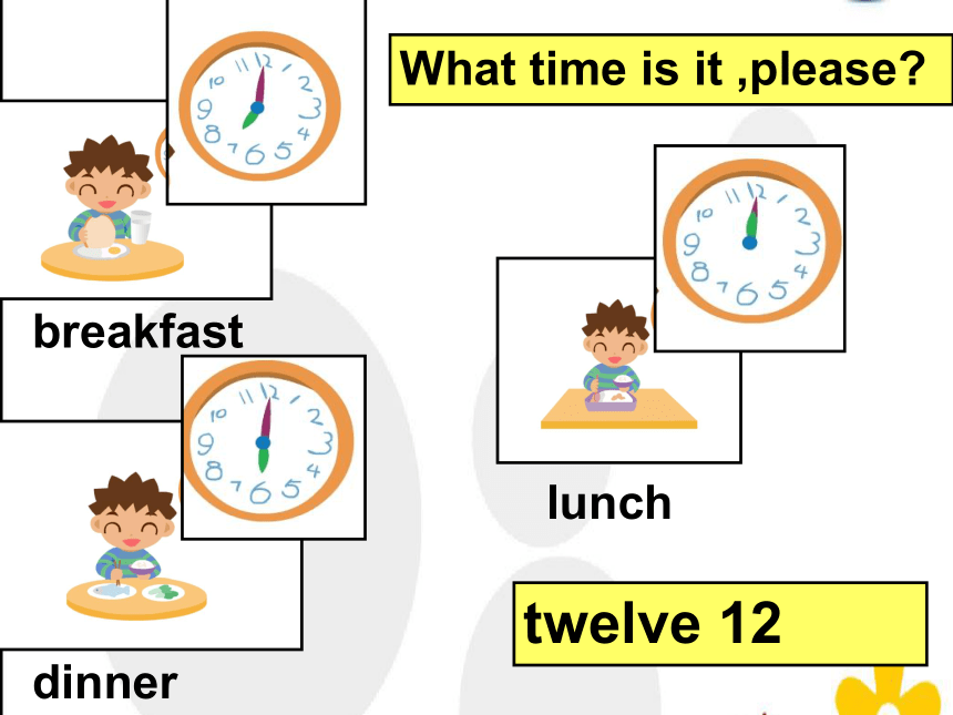 Unit 6 What time is it（Fun time-Cartoon time）课件(共23张PPT)